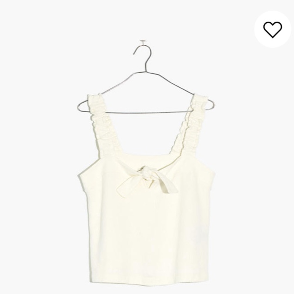tie front tank top